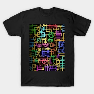 Abstract Geometric Layers T-Shirt